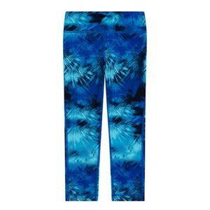 Kirkland Blue Tie Dye Cropped Leggings